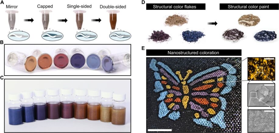 Инновация: самая легкая краска в мире, вдохновленная бабочками