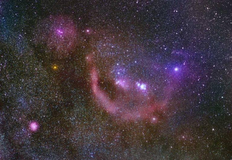 Звездное небо созвездие орион фото