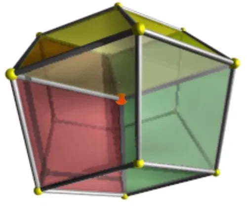 Тессеракт. 4 Мерный объект. Куб 4 секций. Демонстрационный куб на 4.