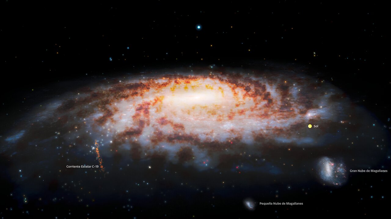 На краю Млечного Пути обнаружены остатки древнего звездного скопления