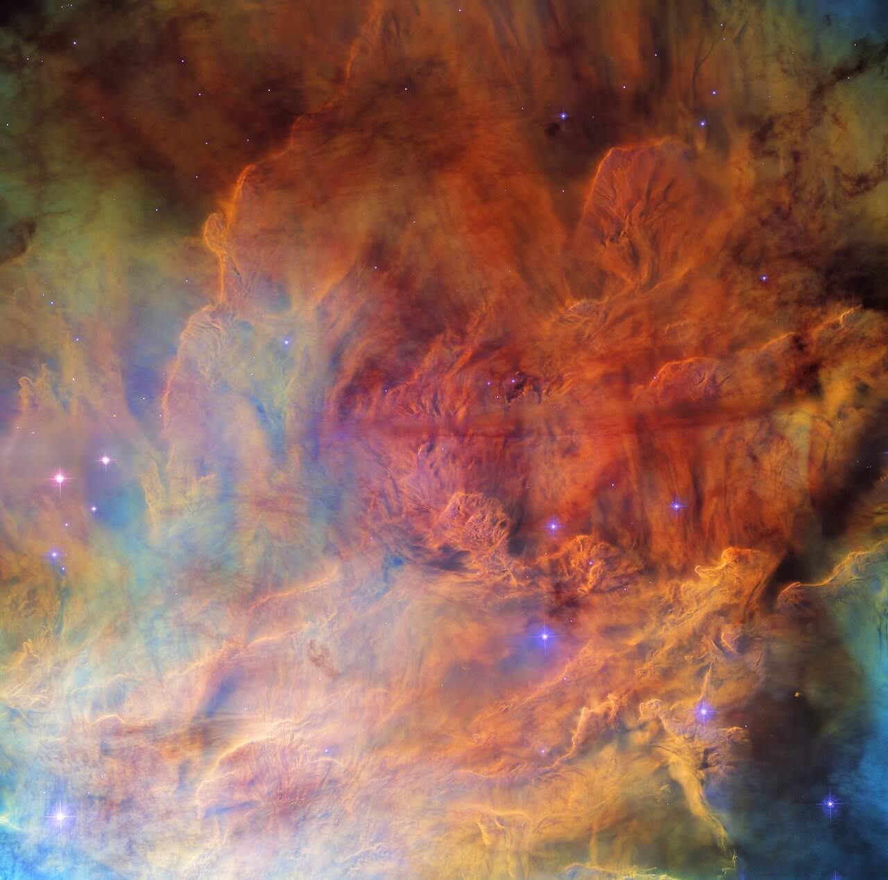 Благодаря Хабблу удалось изучить область пыли вокруг скопления NGC 6530