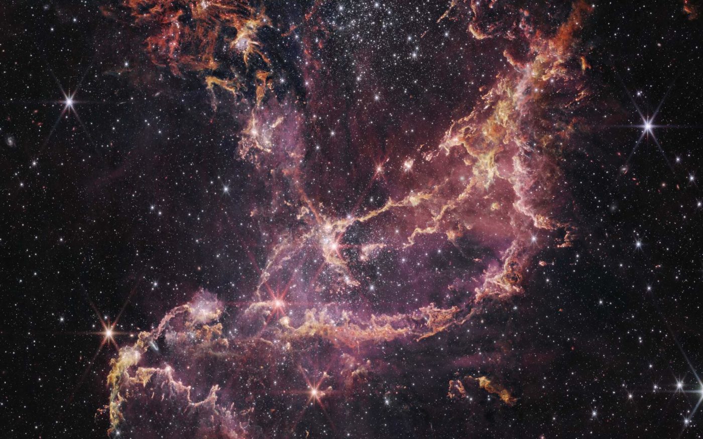 Джеймс Уэбб исследует первые звезды скопления Малого Магелланова Облака
