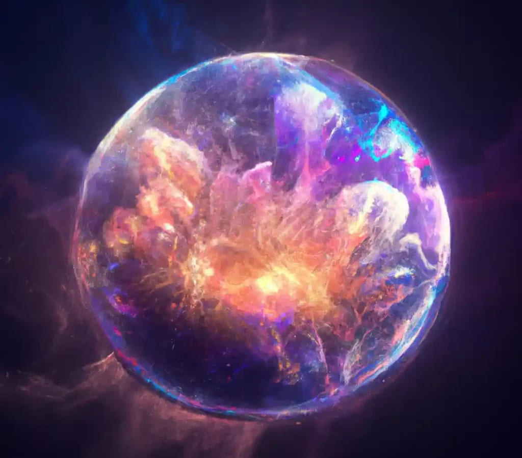 В космосе замечен странный, идеально сферический взрыв