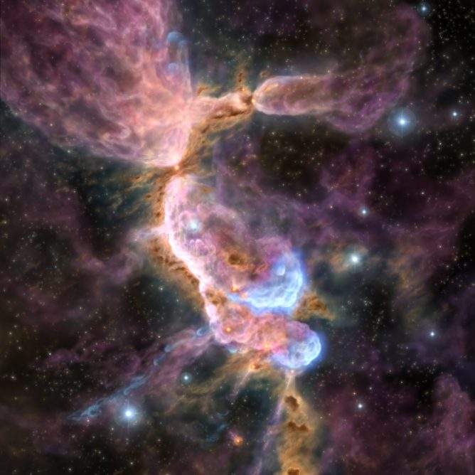 ALMA показывает, как протозвезды влияют на формирование звезд
