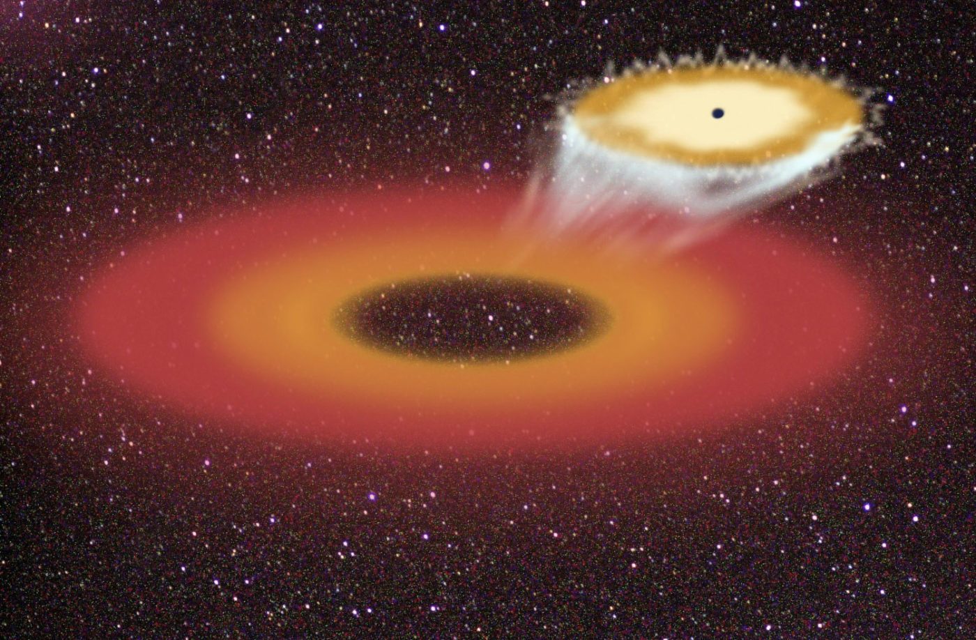 Астрономы зафиксировали сверхмассивную черную дыру, «выброшенную» из своей галактики