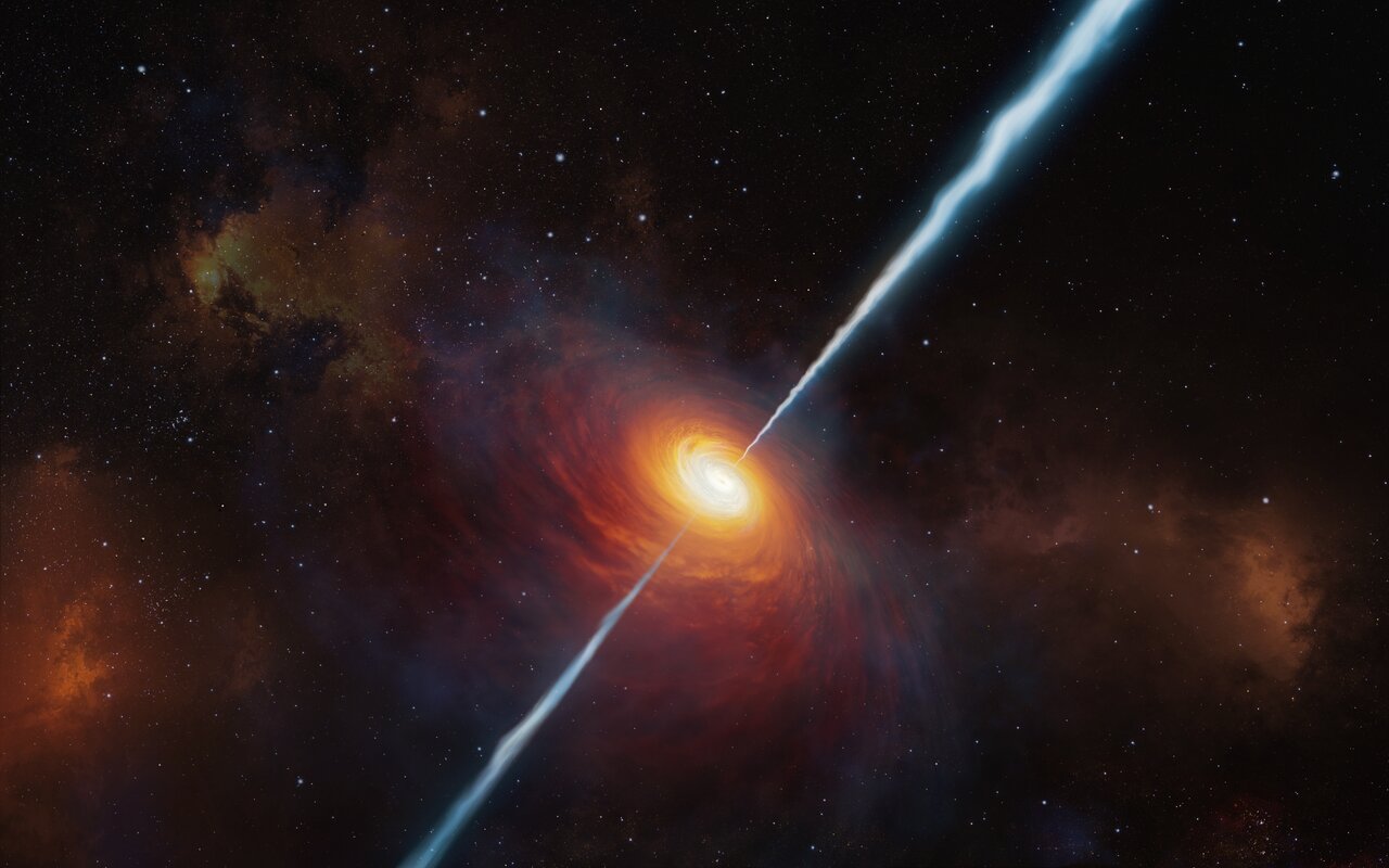 Телескоп "Горизонт событий" заглянул в сердце квазара