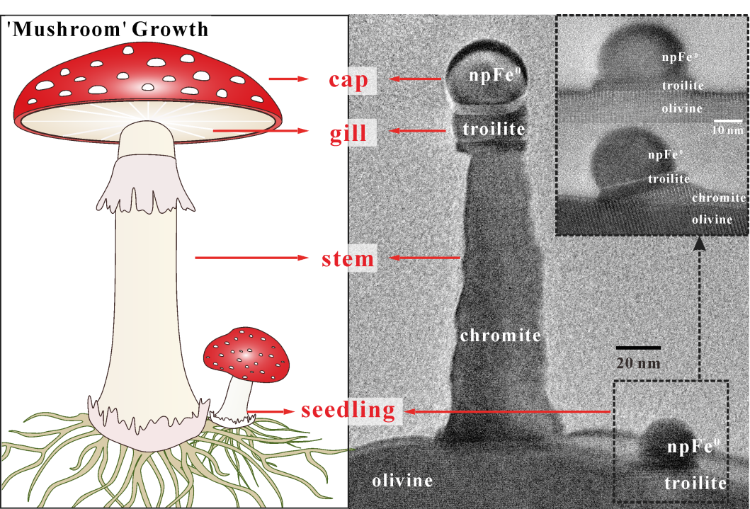 Образец лунного грунта с «Чанъэ-5» впервые демонстрирует особый рост кристаллов