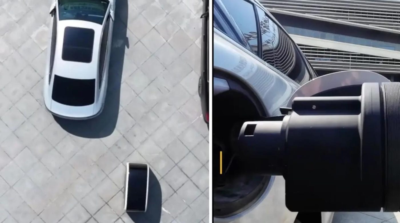 Инновационный робот-заправщик для электромобилей появился в Китае