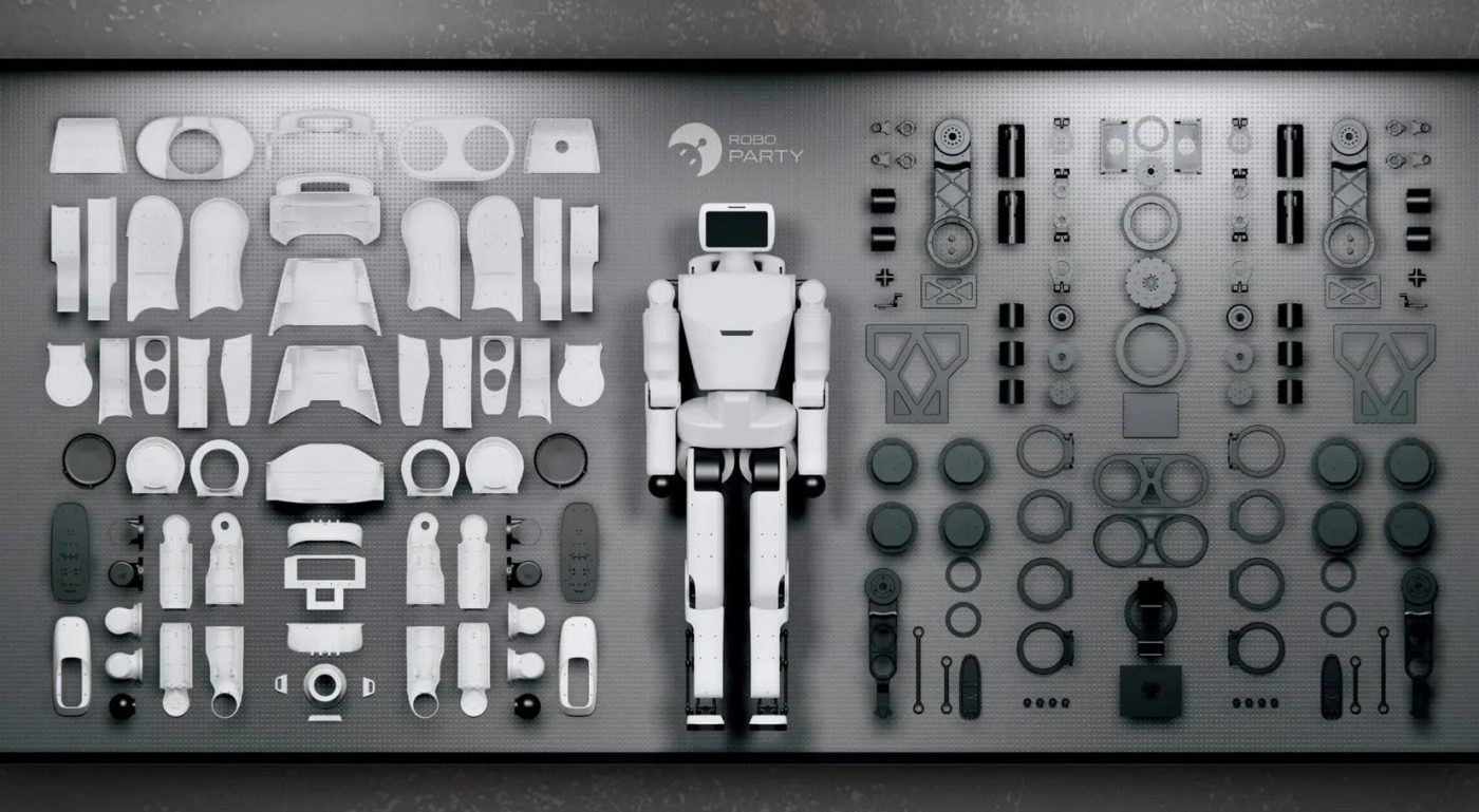 Стартап RoboParty разрабатывает первого в Китае человекоподобного робота с открытым исходным кодом