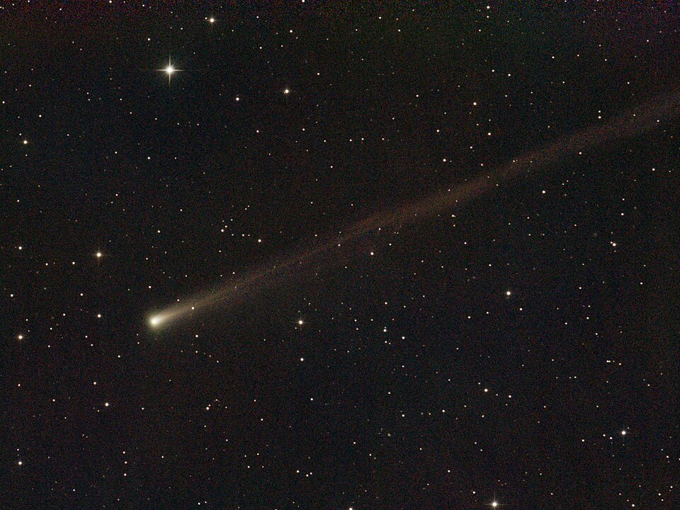 Комета C/2025 K1 (ATLAS) удивила ученых спектром, доминированным молекулами NH2