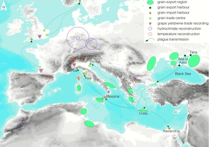 Ученые связали извержение вулкана с началом эпидемии Черной смерти в Европе