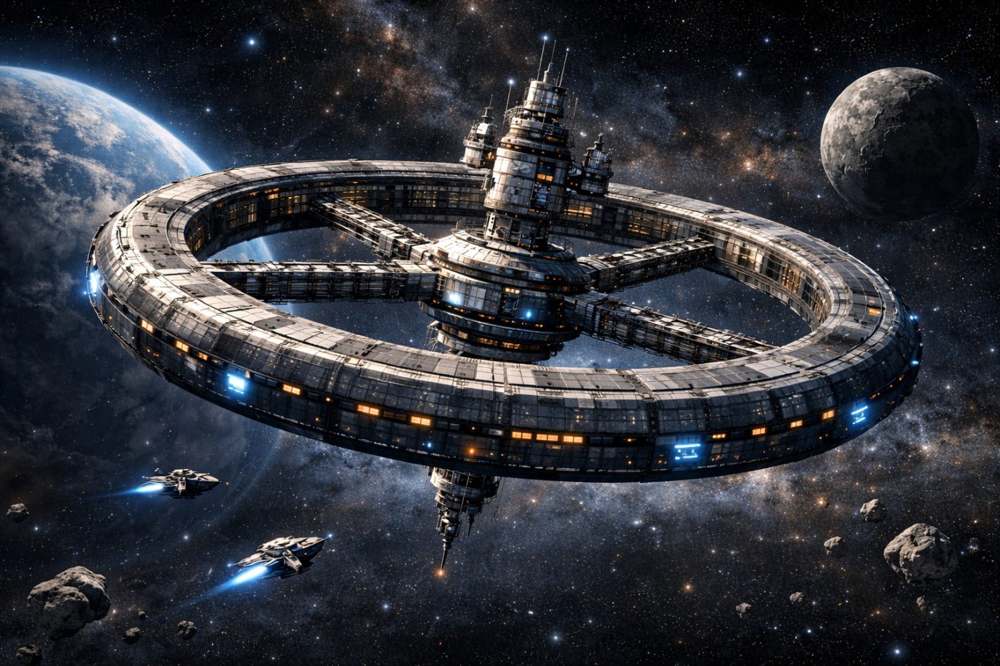 Россия запатентовала проект вращающейся космической станции с искусственной гравитацией