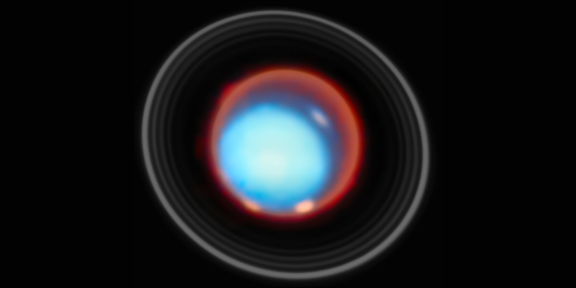 Телескоп «Джеймс Уэбб» раскрыл структуру верхних слоев атмосферы Урана